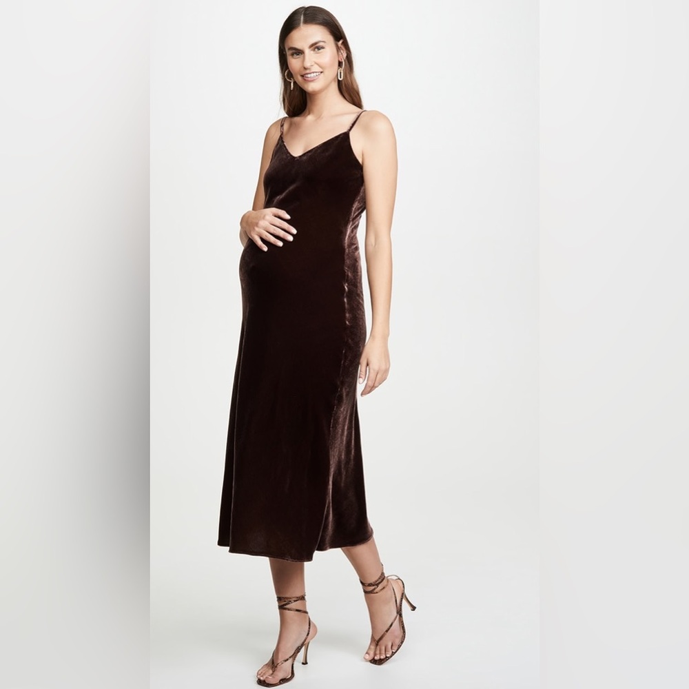NWOT Hatch The Ricky Slip Velvet Maxi Dress